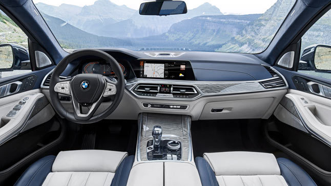 BMW X7 interior