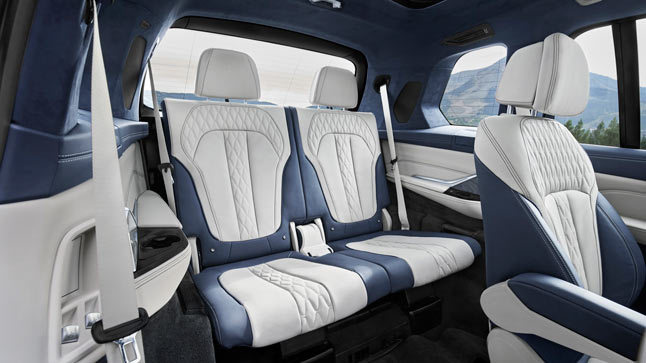 BMW X7 plazas traseras