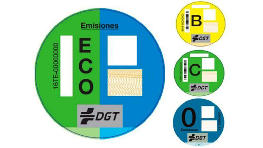 Etiquetas DGT