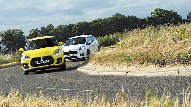 Suzuki Swift Sport vs Ford Fiesta ST-Line