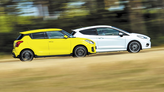 Suzuki Swift Sport vs Ford Fiesta ST-Line