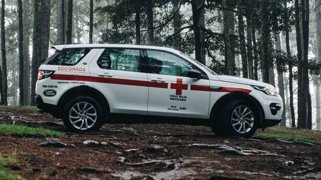 Land Rover Cruz Roja