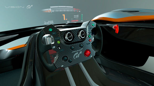 McLaren Vision Gran Turismo interior