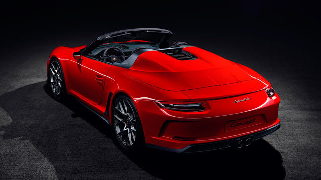 Porsche 911 Speedster trasera