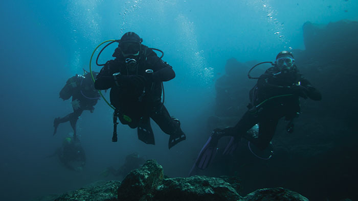 Buceo en las Cíes y ría de Vigo