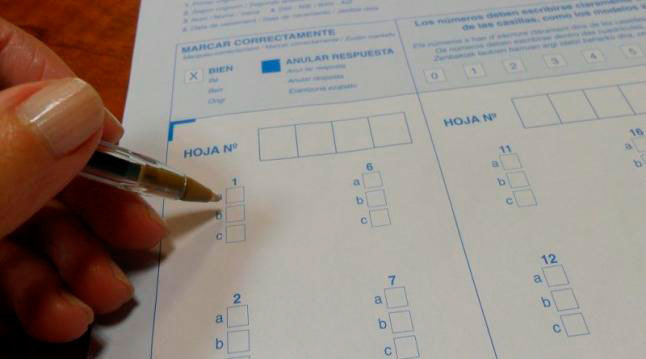 Examen teórico de conducir