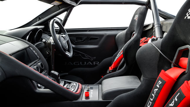Jaguar F-type Rally interior