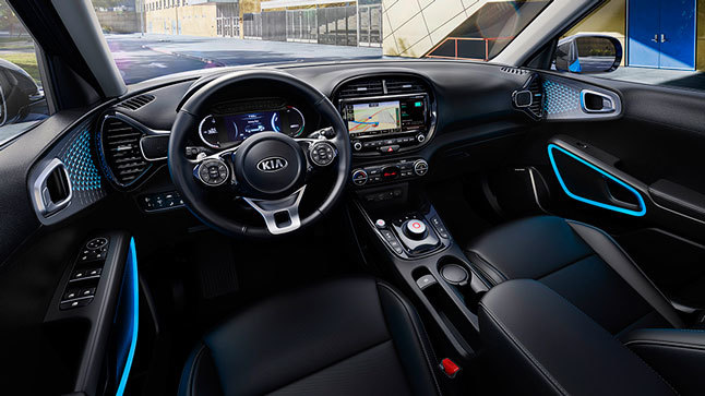 Kia Soul EV 2019 interior