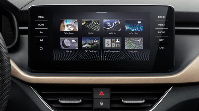 Pantalla táctil Skoda Scala