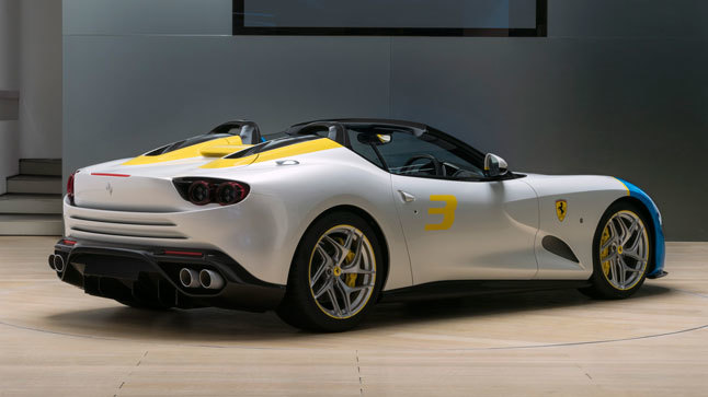 Ferrari SP3JC trasera