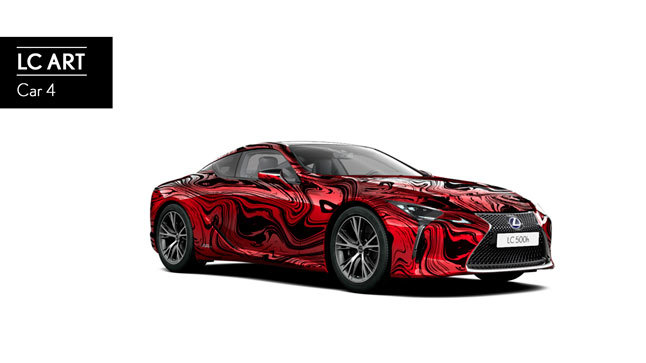 Lexus LC 500h art car