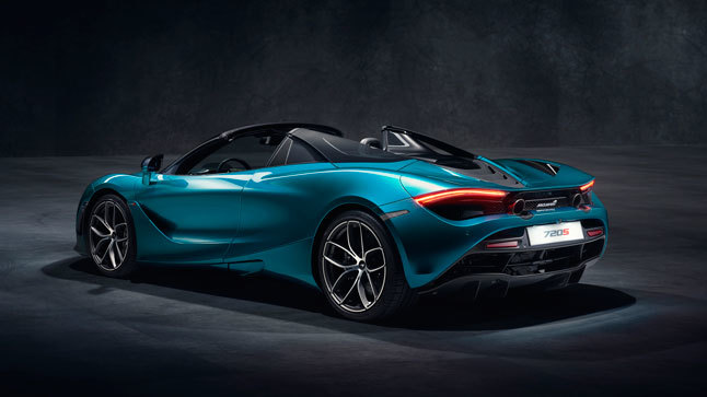 McLaren 720S Spider trasera