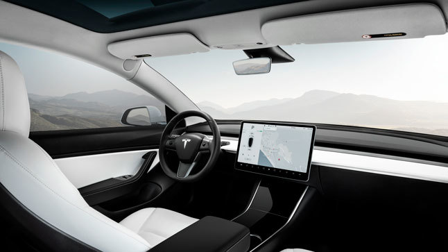 Tesla Model 3 interior