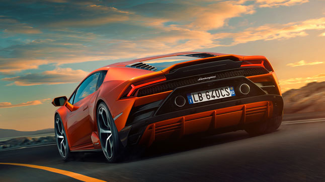 Lamborghini Huracán EVO trasera
