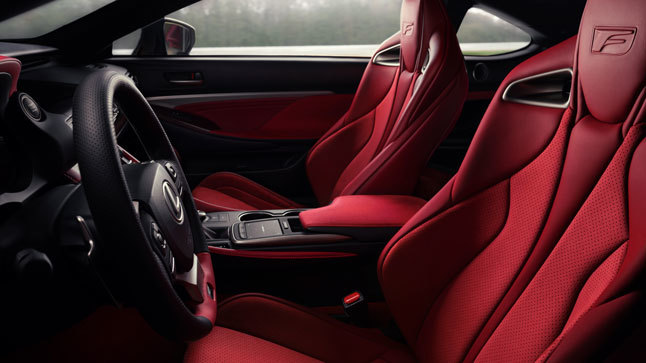 Lexus RC F Track Edition interior