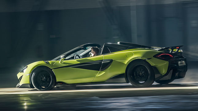 McLaren 600LT Spider lateral
