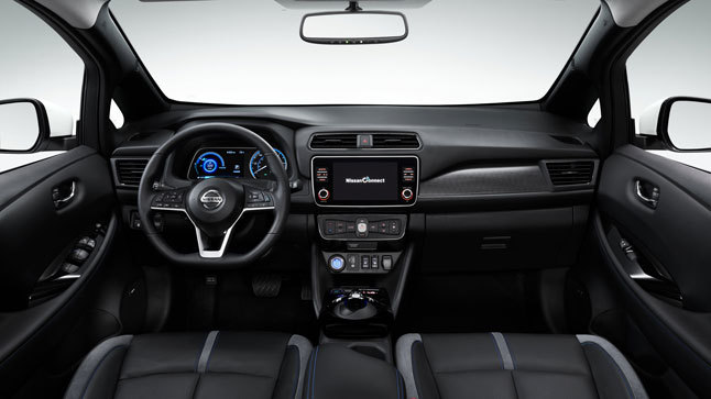 Nissan Leaf e+ interior