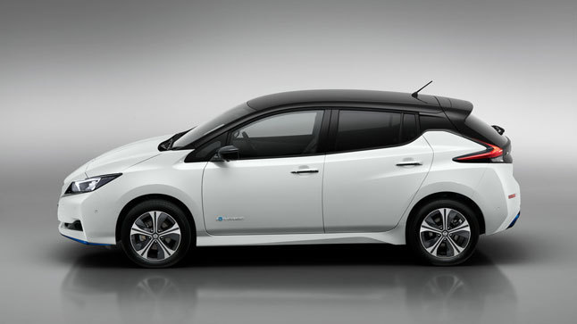 Nissan Leaf e+ lateral