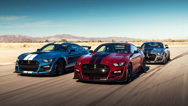 Ford Mustang Shelby GT500 colores