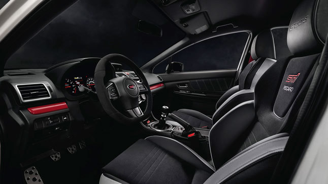 Subaru WRX STI S209 interior