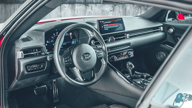 Toyota Supra 2019 interior