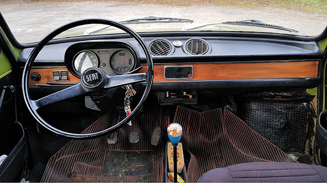 Seat 127 interior