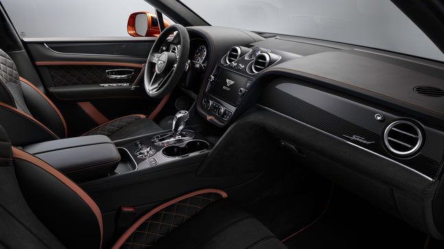 Bentley Bentayga Speed interior