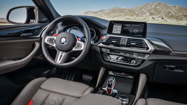 Interior BMW X3 M y X4 M
