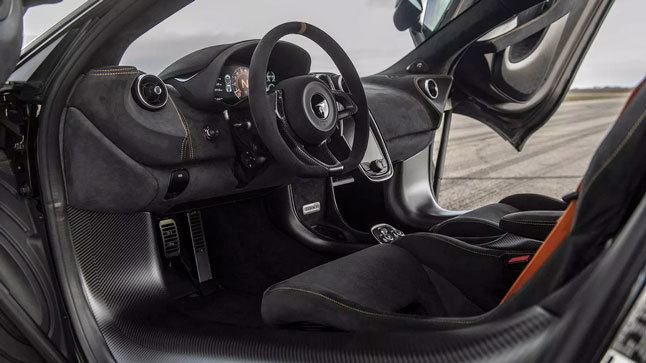 McLaren 600LT Hennessey interior