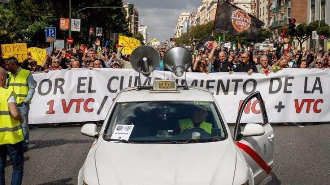 Huelga taxis