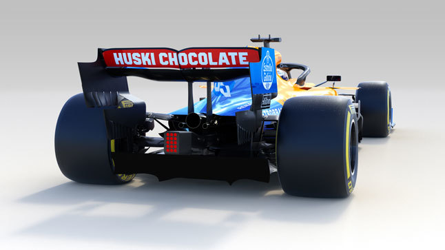 MCL34 trasera