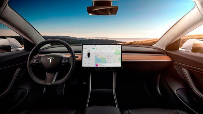 Tesla Model 3 interior