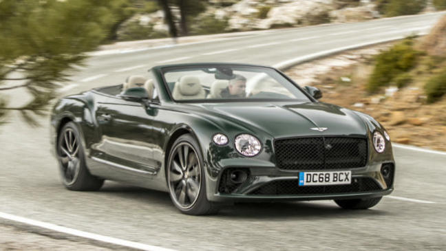 Fotos del Bentley Continental GT Convertible a prueba