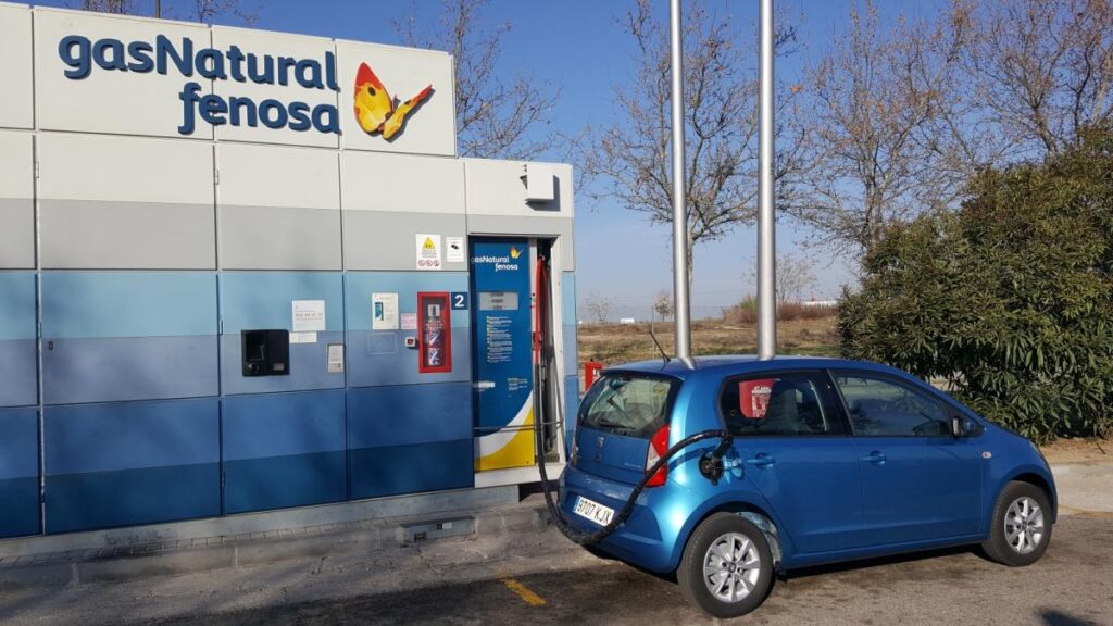 Repostaje GNC