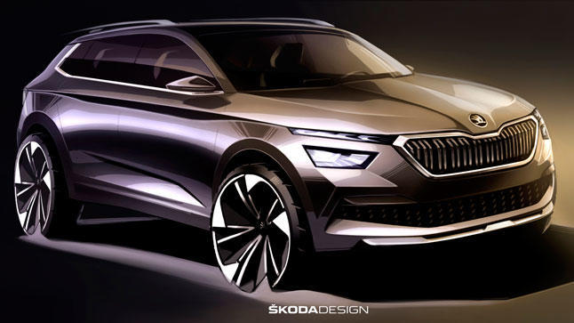 Skoda Kamiq boceto