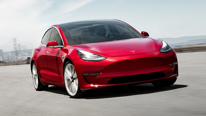 Tesla Model 3 en marcha