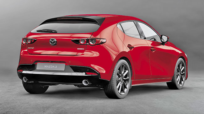 Mazda3 trasera