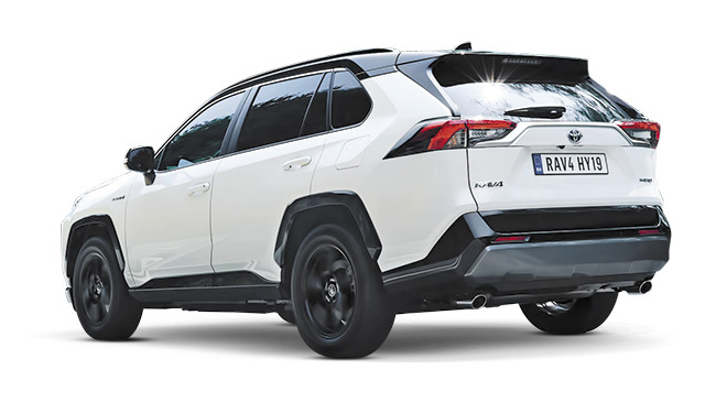 Toyota RAV4 Hybrid, trasera