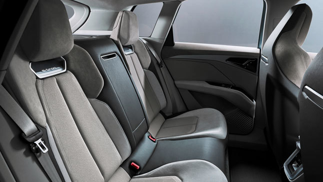 Plazas traseras Audi q4 e-tron