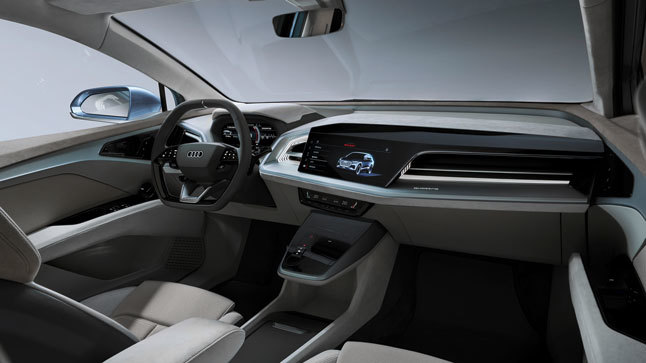 Audi q4 e-tron interior