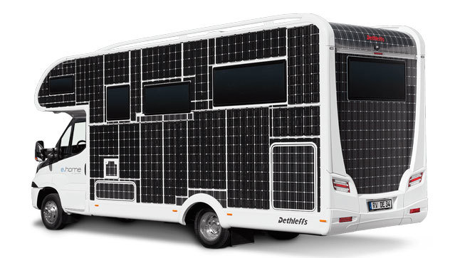 Autocaravana paneles solares