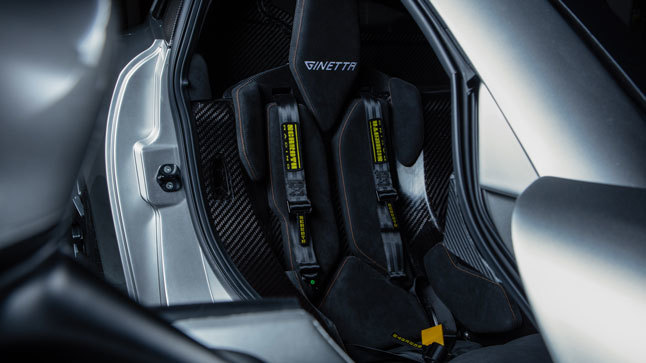 Ginetta supercar interior