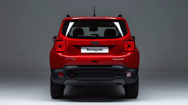 Jeep Renegade Plug-in Hybrid trasera