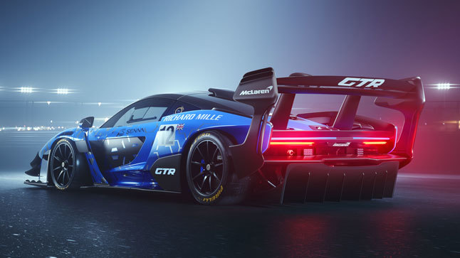 McLaren Senna GTR trasera