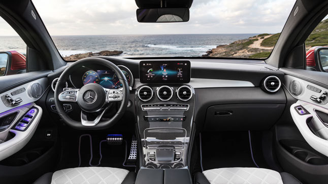Mercedes GLC Coupé interior