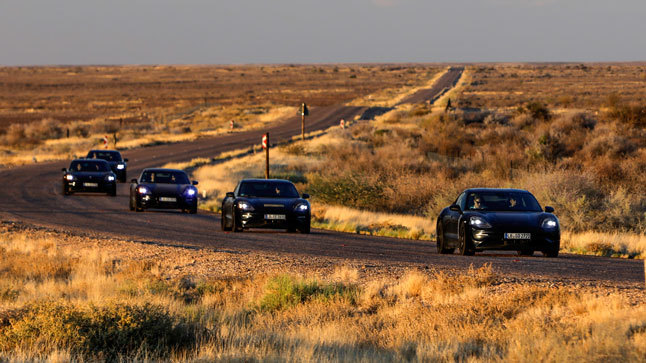 Porsche Taycan desarrollo