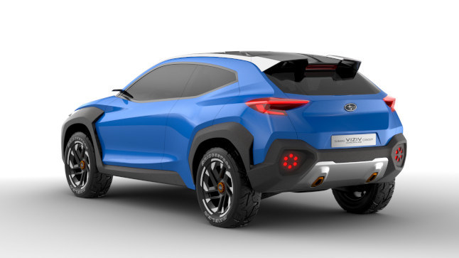 subaru viziv adrenaline concept rear lr