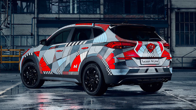 Hyundai Tucson N Line Art Car