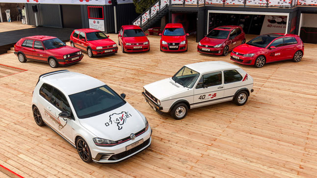 Volkswagen Golf GTI siete generaciones