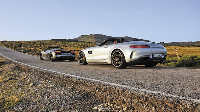 Audi R8 vs Mercedes-AMG GT C Roadster